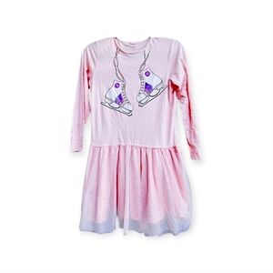 Designer Stella McCartney Kids Dress Ice Skates with Tulle Skirt Size 14